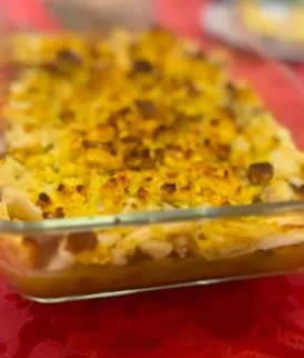 Bacalhau com batata doce e grelos