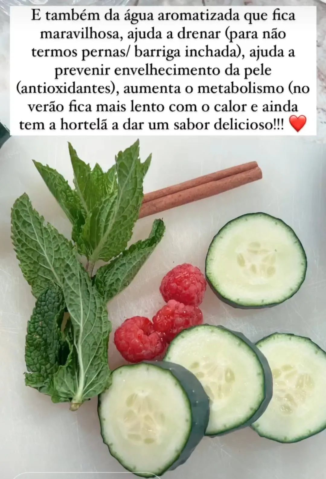 Água aromatizada