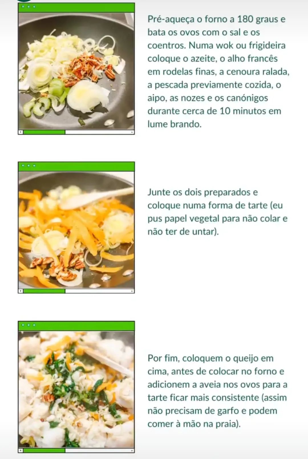 Quiche de Pescada