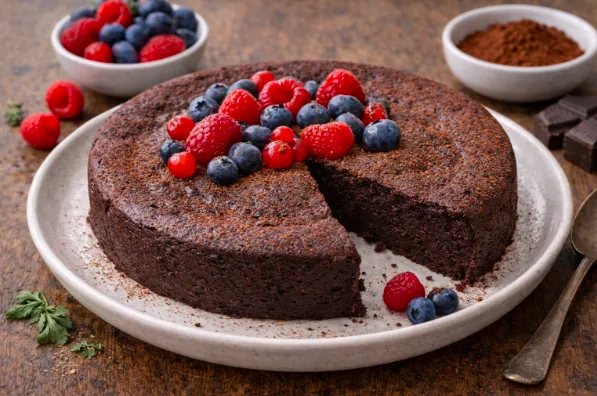 Bolo de chocolate sem farinha